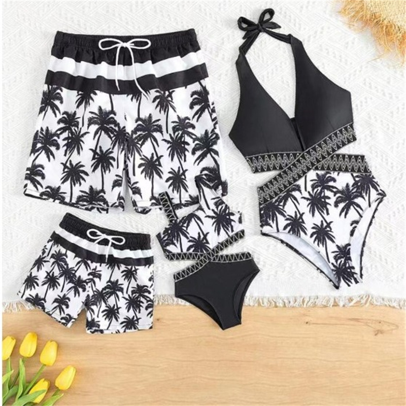 Plant Parent Costume - Bikini musim panas anak perempuan ibu