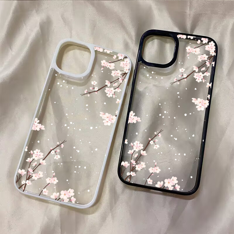 Plants X - Casing Ponsel Motif Bunga Sakura untuk