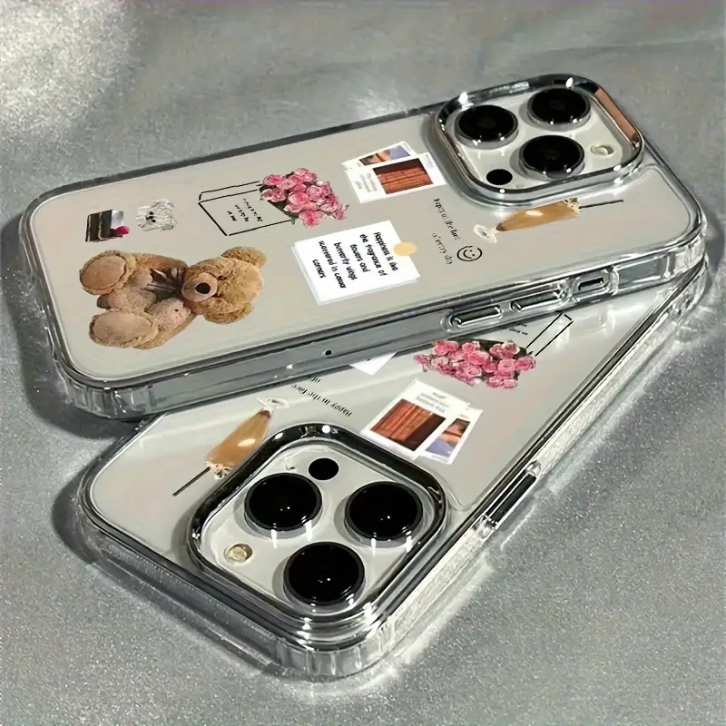 Plants X - Casing Ponsel Foto Kolase Beruang Teddy