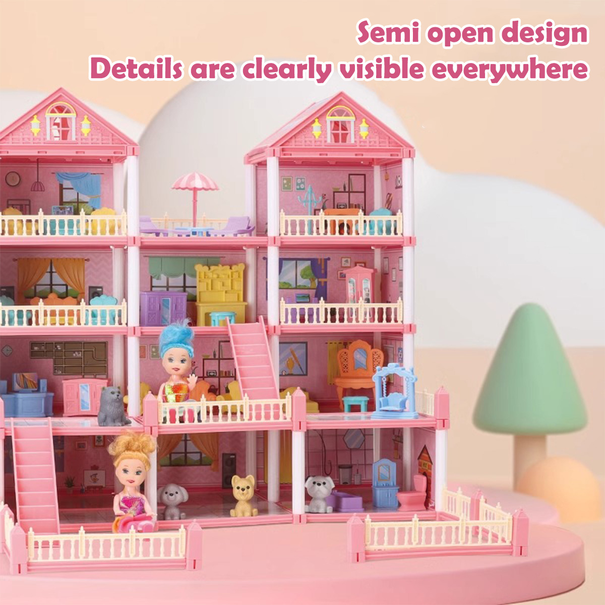 Rumah Boneka Anak Perempuan Ma - Philodendron Pink Princess ulasan dan harga