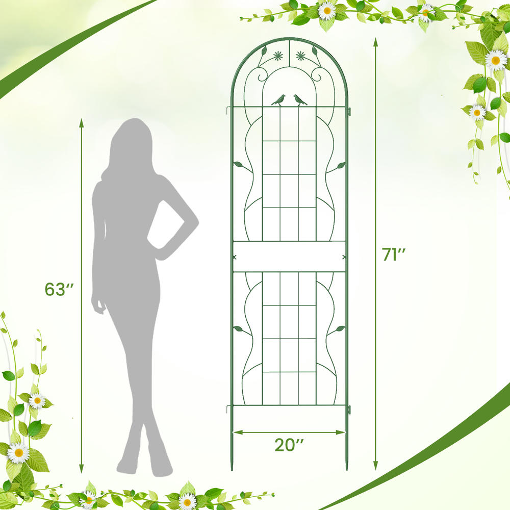4 Paket Teralis Taman Logam 71 - Plants X ulasan dan harga