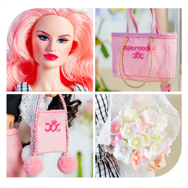 Setelan Pakaian Boneka Supermo - Philodendron Pink Princess ulasan dan harga