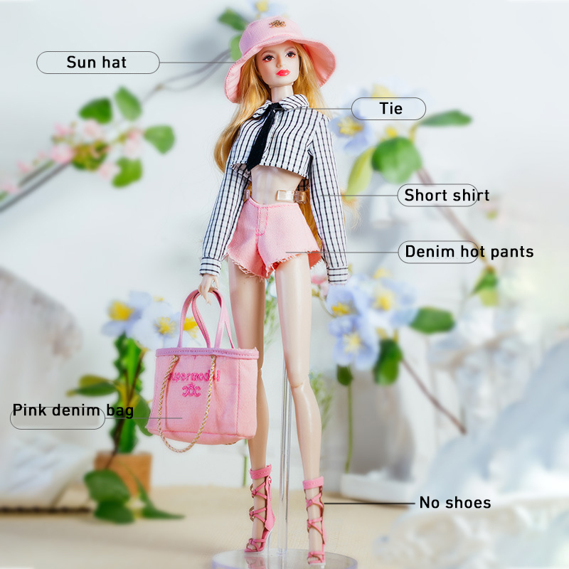Setelan Pakaian Boneka Supermo - Philodendron Pink Princess ulasan dan harga