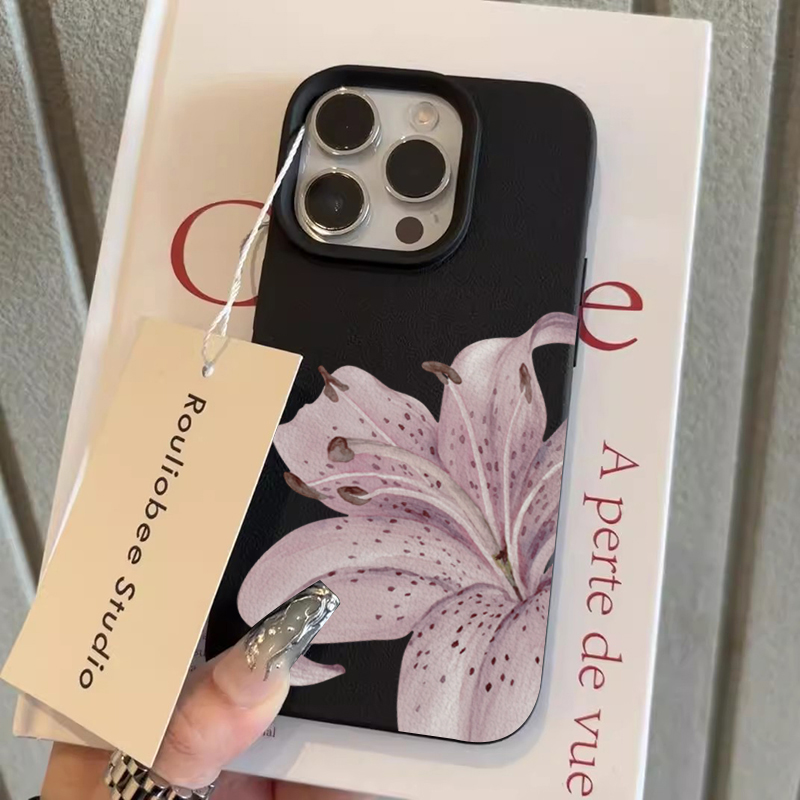 Casing Ponsel Bunga Lily Ungu  - Plants X ulasan dan harga