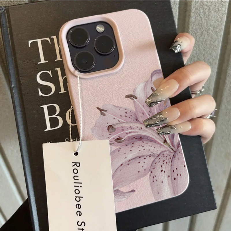 Casing Ponsel Bunga Lily Ungu  - Plants X ulasan dan harga