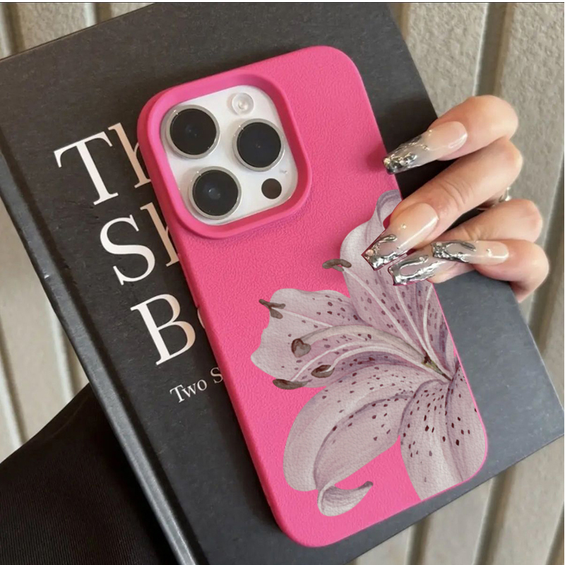 Casing Ponsel Bunga Lily Ungu  - Plants X ulasan dan harga