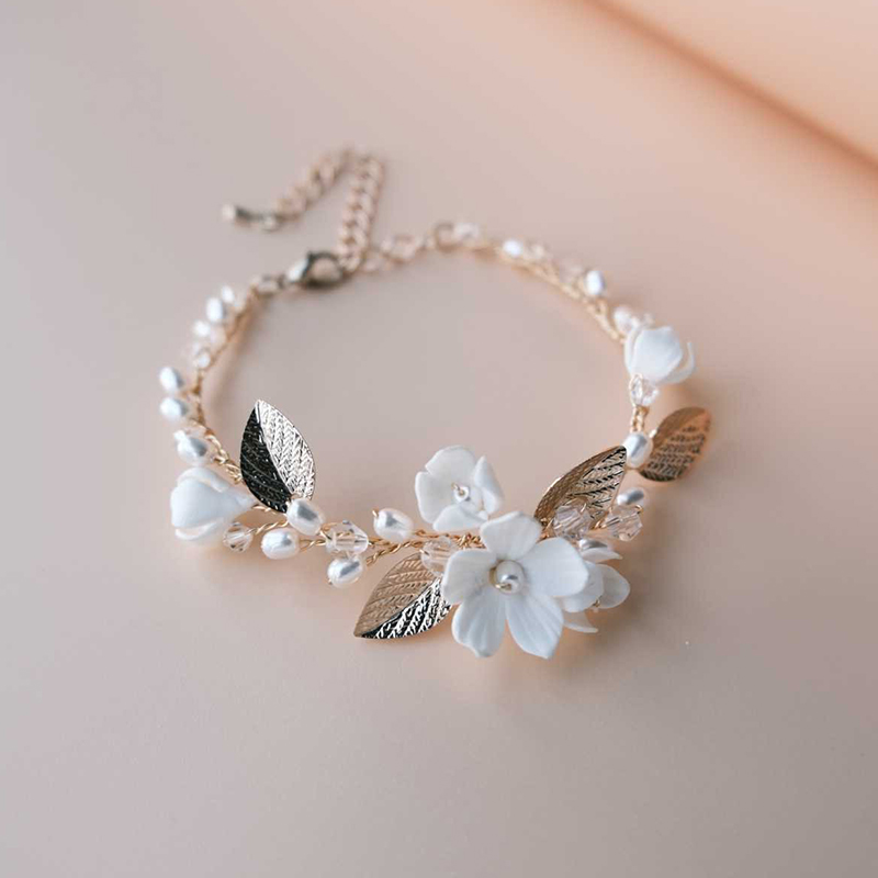Ins Gelang Pengantin Bunga Tan - Snake Plant Ceramic ulasan dan harga