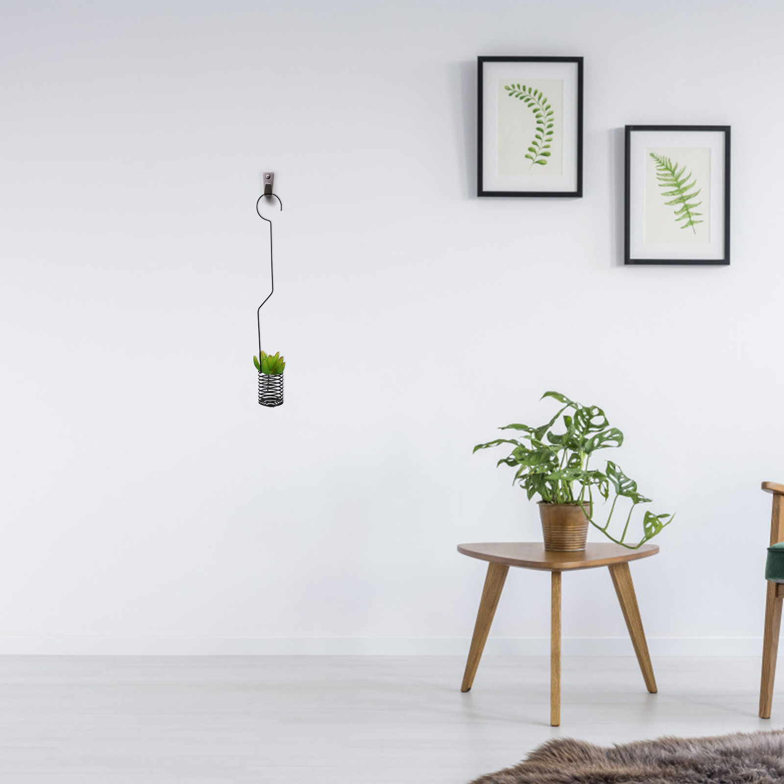 1 Buah Gantungan Nanas Logam V - Air Plant Tillandsia ulasan dan harga