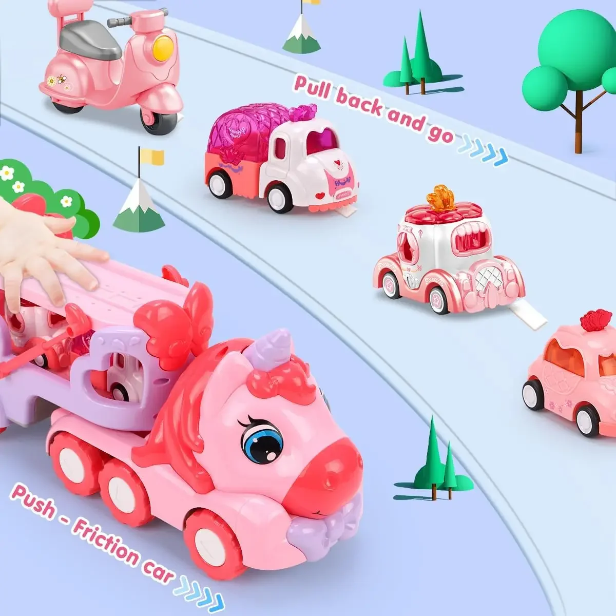 Truk Pengangkut Mainan Unicorn - Philodendron Pink Princess ulasan dan harga